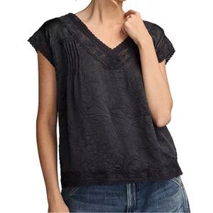 NWT Lucky Brand Lace Dolman Top Size XXL in India Ink